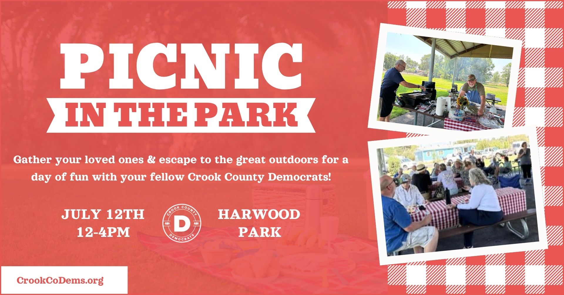 Crook County Democrats 2025 Picnic July 12 2025