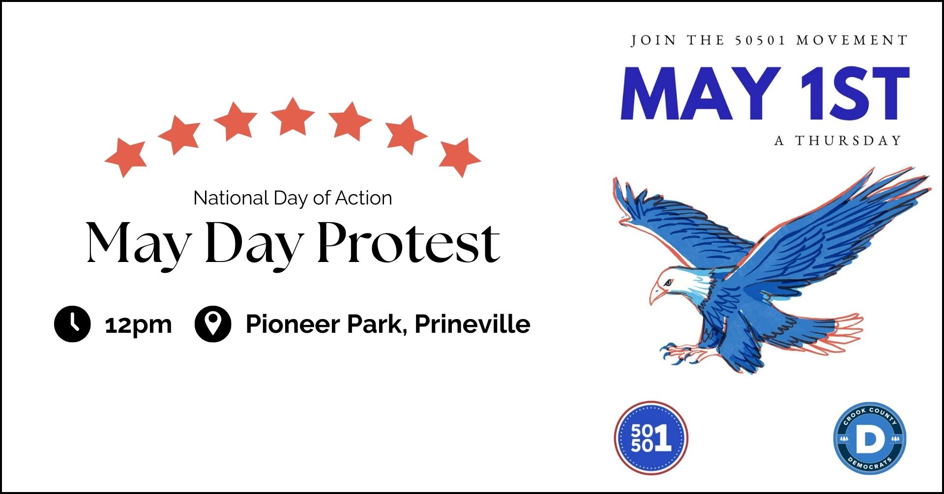 May Day Protest 50501 Prineville