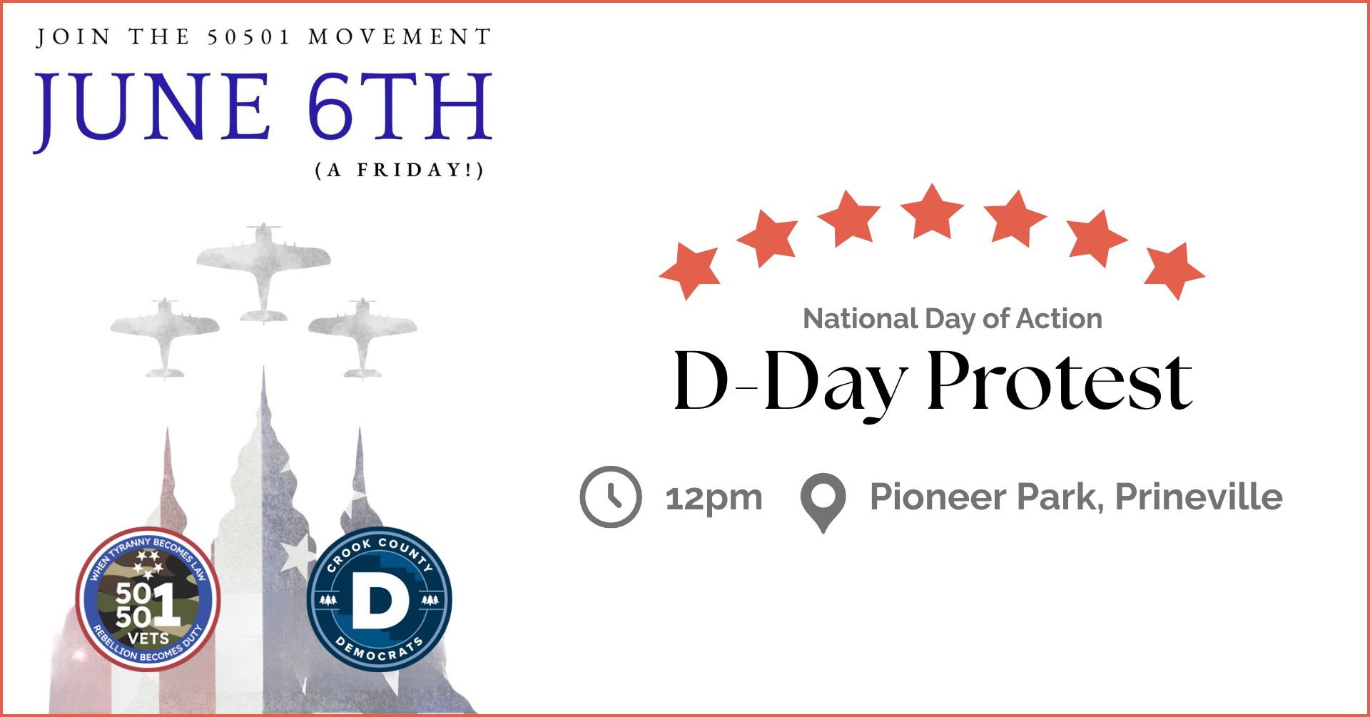 D-Day Protest June 6