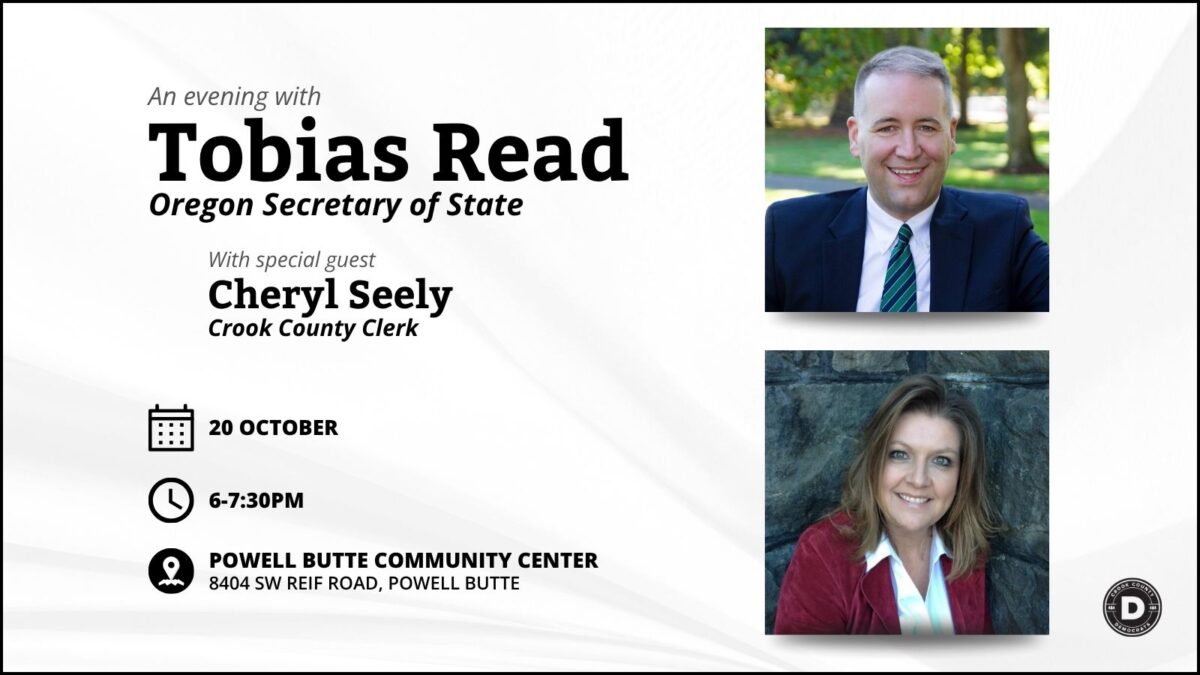 September 2025 meeting Tobias Read & Cheryl Seely