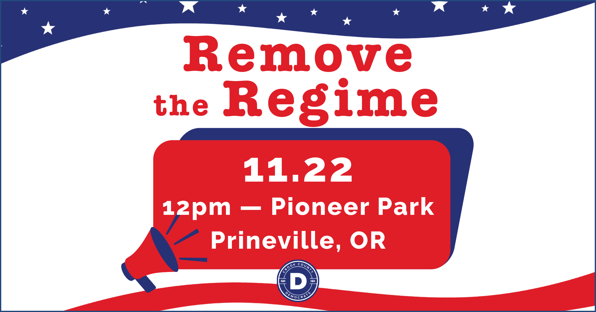 Remove the Regime Nov 22 Prineville