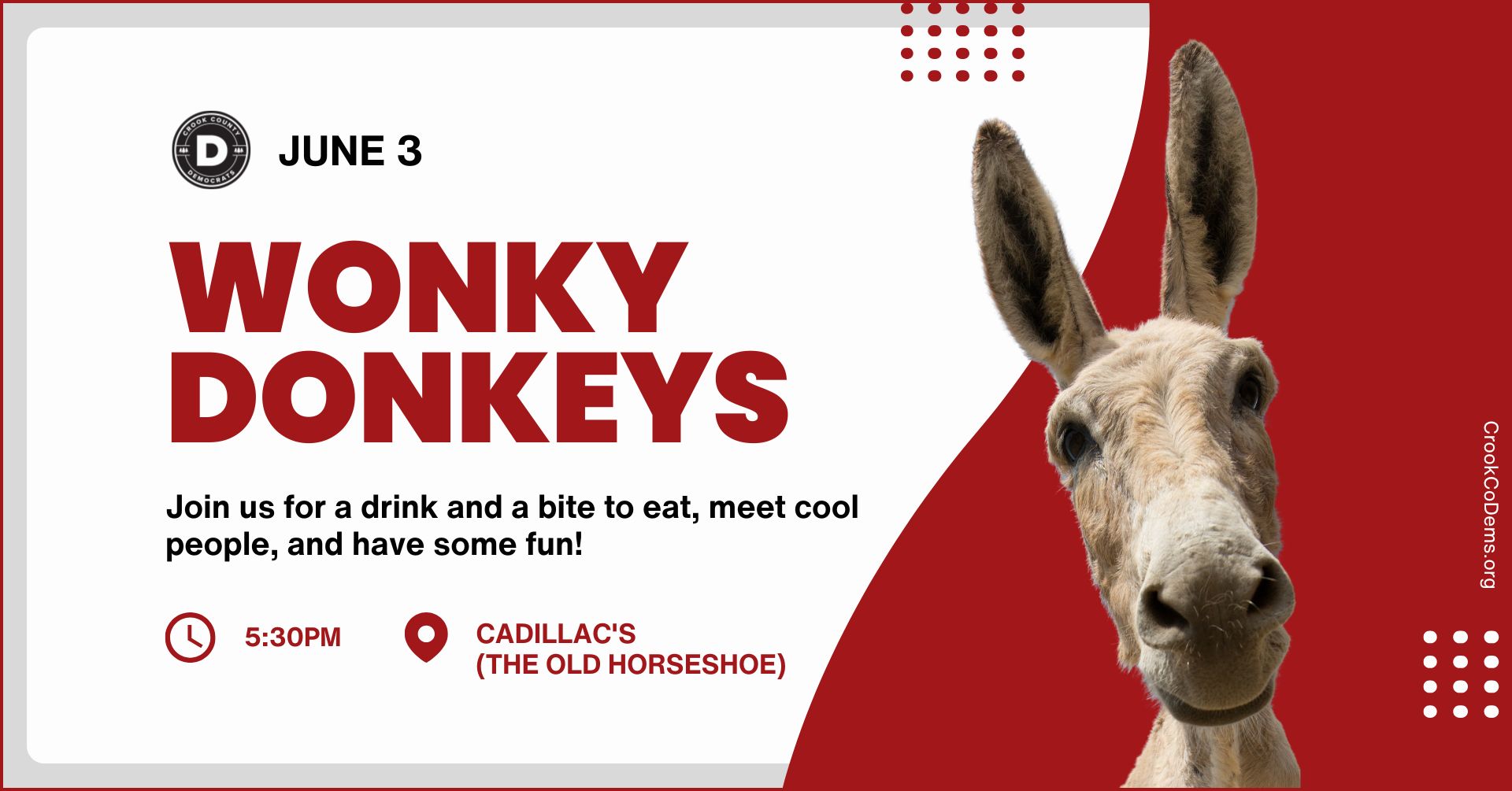 Crook County Democrats Wonky Donkeys social June 3 026