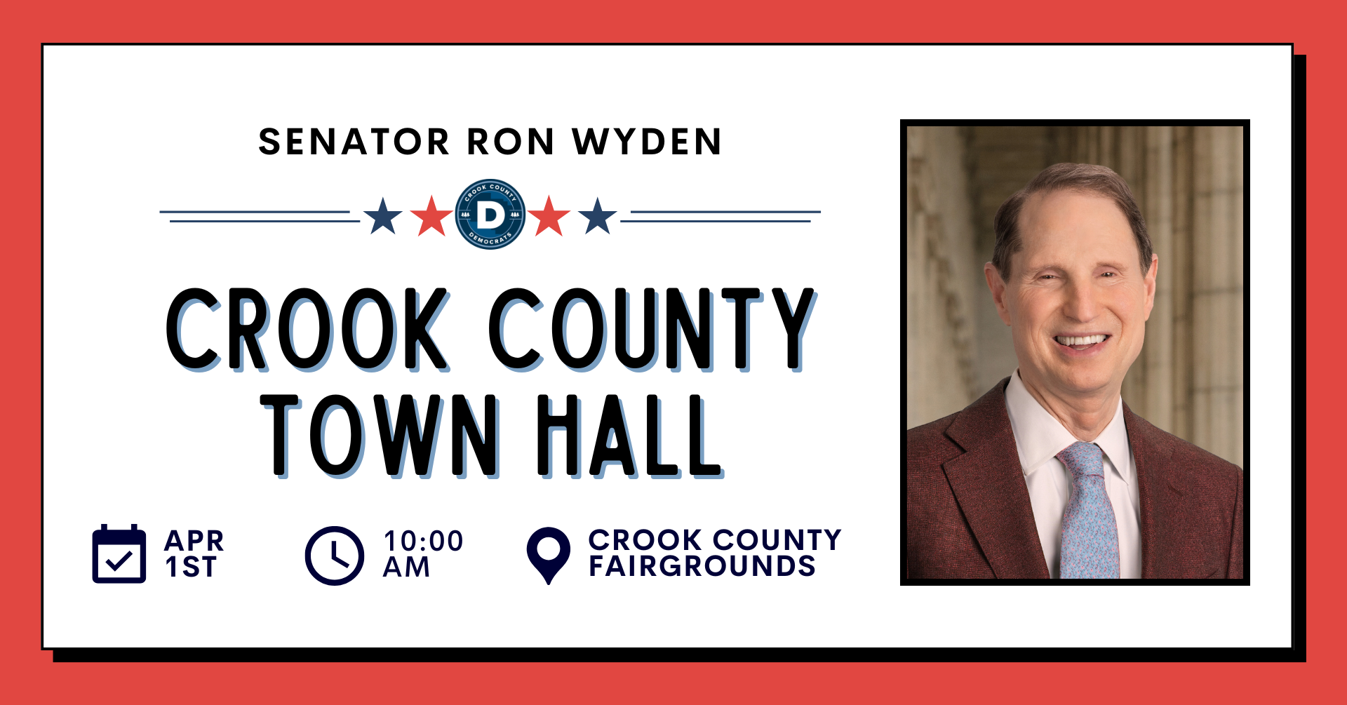 Ron Wyden Town Hall April 1 2026