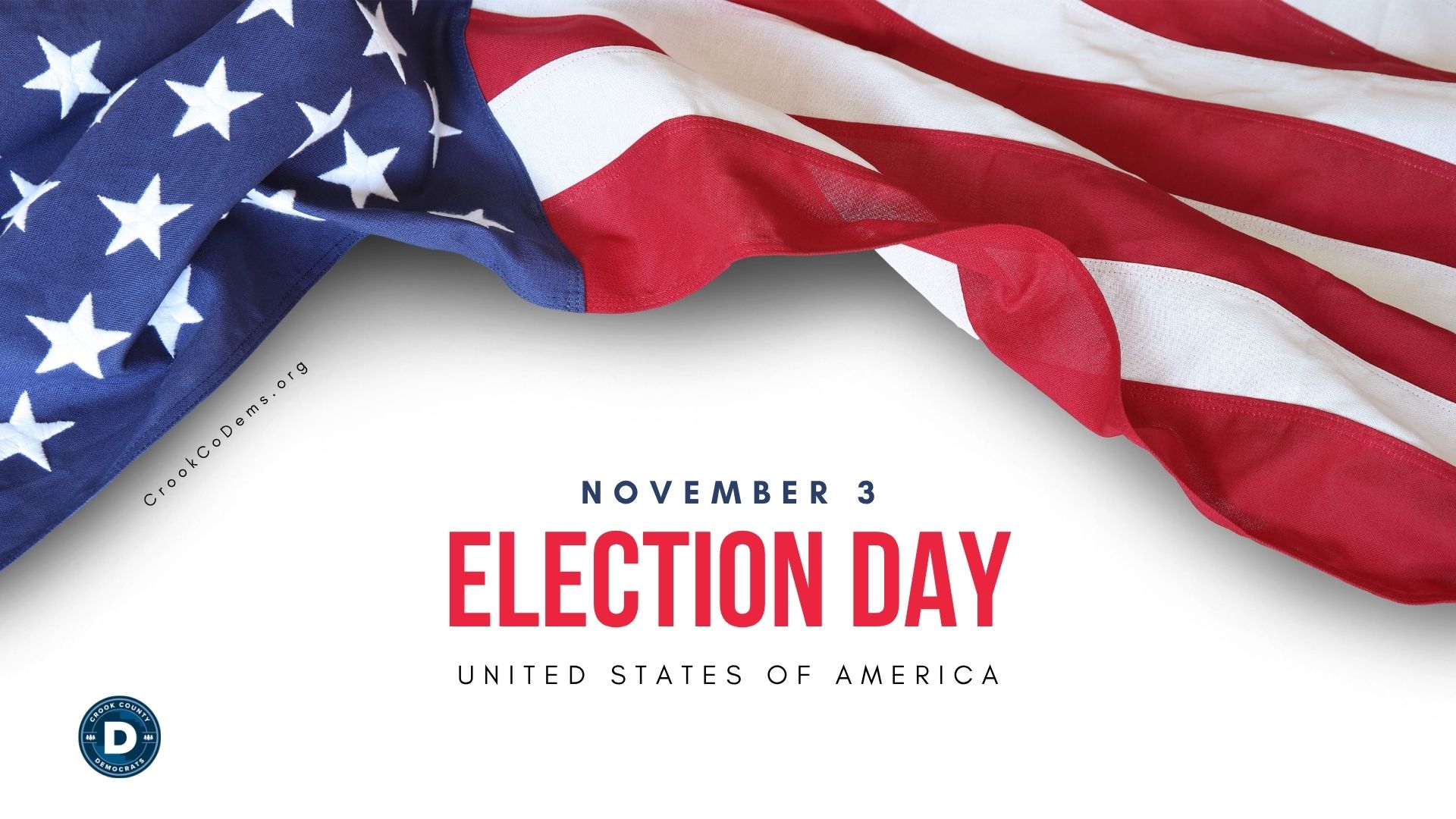 November 3 election day